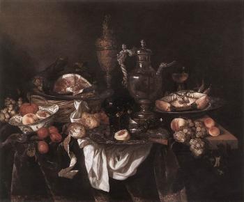 亞伯拉罕 凡 貝葉林 Banquet Still-Life 亞伯拉罕 凡 貝葉林 Banquet Still-Life